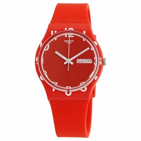 Swatch GR713 Over Red Unisex Quartz Watch