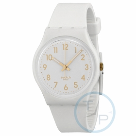 Swatch GW164 White Bishop Ladies Quartz Watch
