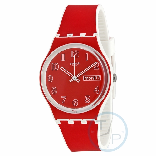 Swatch GW705 Poppy Field Mens Quartz Watch