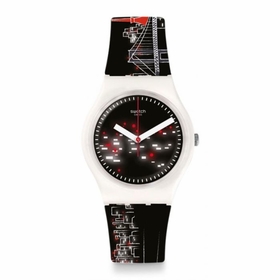Swatch GZ315 Edo Night Unisex Quartz Watch