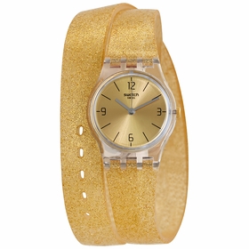 Swatch LK351C Goldendescent Ladies Quartz Watch