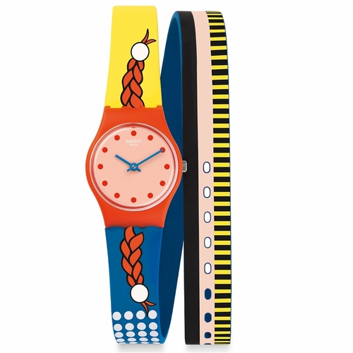 Swatch LO110 Jolies Couettes Ladies Quartz Watch