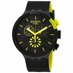 Swatch SB02B403 Checkpoint Yellow Unisex Chronograph Quartz Watch