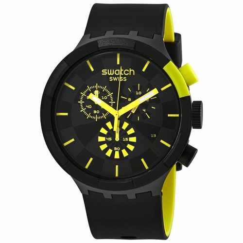 Swatch SB02B403 Checkpoint Yellow Unisex Chronograph Quartz Watch