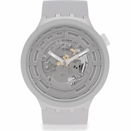 Swatch SB03M100 Bioceramic C-grey Unisex Quartz Watch