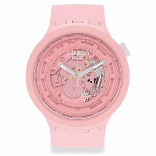 Swatch SB03P100 Bioceramic C-Pink Unisex Quartz Watch