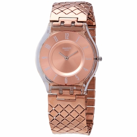 Swatch SFE110GA Pink Cushion Ladies Quartz Watch