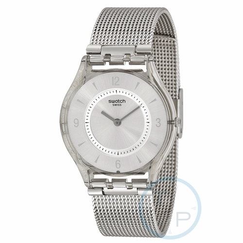 Swatch SFM118M Metal Knit Ladies Quartz Watch