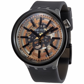 Swatch SO27B115 Dark Taste Mens Quartz Watch