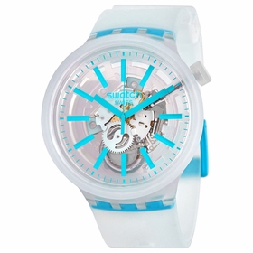 Swatch SO27E105 Blue-In-Jelly Unisex Quartz Watch