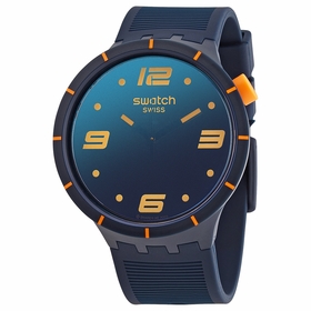 Swatch SO27N110 Futuristic Blue Mens Quartz Watch