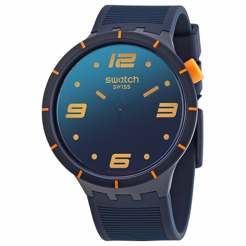 Swatch SO27N110 Futuristic Blue Mens Quartz Watch