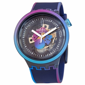 Swatch SO27N112 Rainbowinthenight Mens Quartz Watch