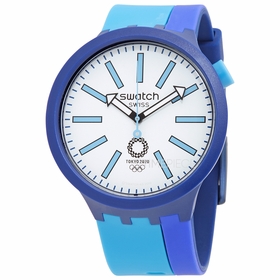 Swatch SO27Z100 BB Ai Blue Mens Quartz Watch