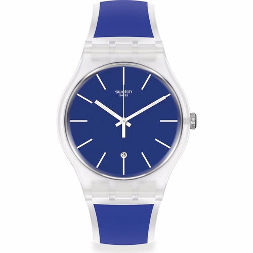 Swatch SO29K400 Blue Trip Mens Quartz Watch
