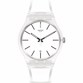 Swatch SO29K401 White Trip Mens Quartz Watch