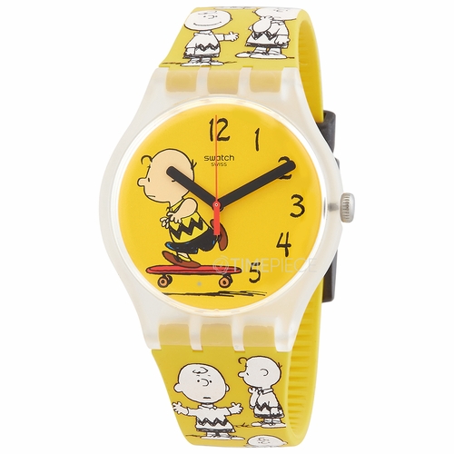 Swatch SO29Z101 Peanuts Pow Wow Unisex Quartz Watch