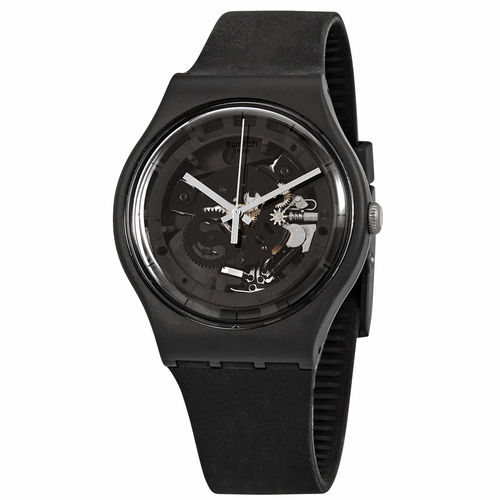 Swatch SO32B108 Bioceramic Spot Time Black Mens Quartz Watch