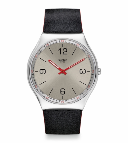 Swatch SS07S104 Skinmetal Mens Quartz Watch