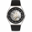 Swatch SS07S115 Monthly Drops Black Skeleton Mens Quartz Watch