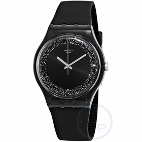 Swatch SUOB156 Darksparkles Ladies Quartz Watch