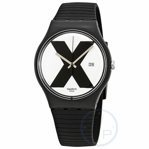 Swatch SUOB402 XX-Rated Black Mens Quartz Watch