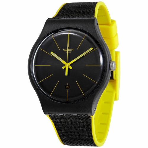 Swatch SUOB406 Night Cord Unisex Quartz Watch