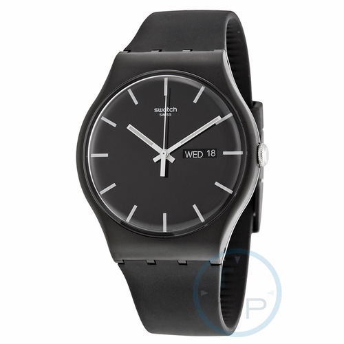 Swatch SUOB720 Mono Black Mens Quartz Watch