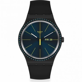 Swatch SUOB731 Black Rails Unisex Quartz Watch