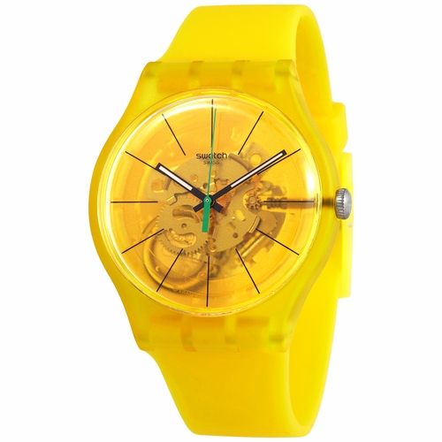 Swatch SUOJ108 Bio Lemon Mens Quartz Watch