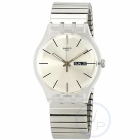 Swatch SUOK700A Resolution Silver Mens Quartz Watch