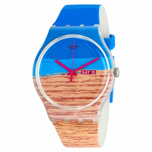 Swatch SUOK706 Blue Pine Ladies Quartz Watch