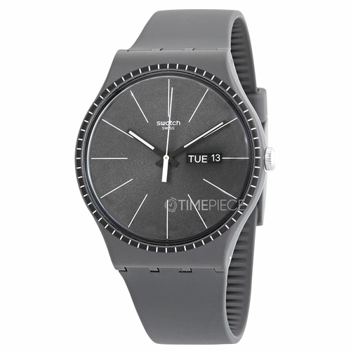 Swatch SUOM709 Grey Rails Mens Quartz Watch
