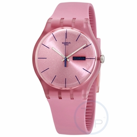 Swatch SUOP700 Pink Rebel Ladies Quartz Watch