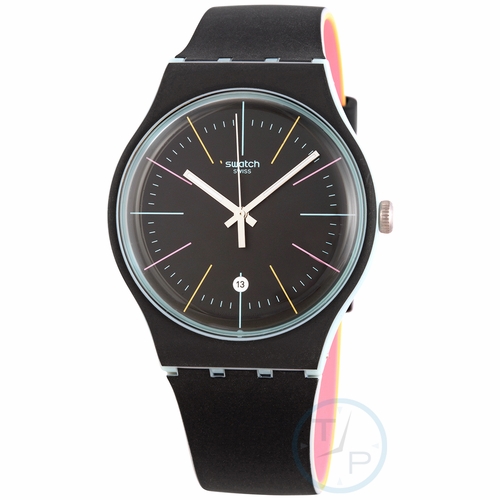 Swatch SUOS402 BLACK LAYERED Unisex Quartz Watch