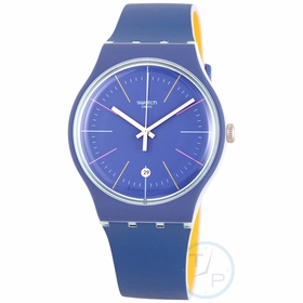 Swatch SUOS403 Blue Layered Mens Quartz Watch