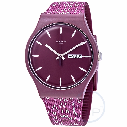 Swatch SUOV705 Trico'Purp Mens Quartz Watch
