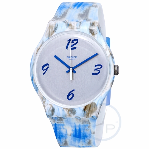 Swatch SUOW149 Bluquarelle Ladies Quartz Watch