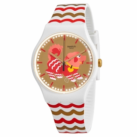 Swatch SUOZ266 Woof Mens Quartz Watch