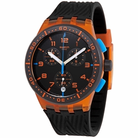 Swatch SUSO401 Orange Tire Unisex Chronograph Quartz Watch