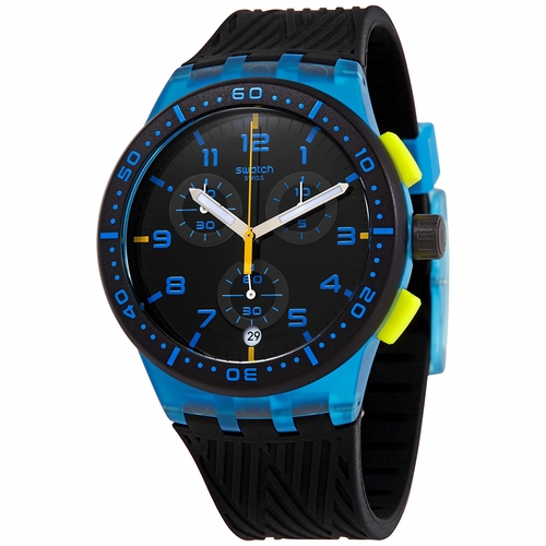 Swatch SUSS402 Blue Tire Unisex Chronograph Quartz Watch