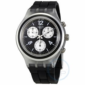 Swatch SVCK1004 Eleblack Mens Chronograph Quartz Watch