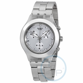 Swatch SVCK4038G Full-Blooded Silver Unisex Chronograph Quartz Watch