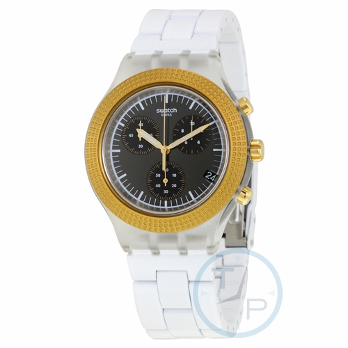 Swatch SVCK4081AG Irony Diaphane Mens Chronograph Quartz Watch