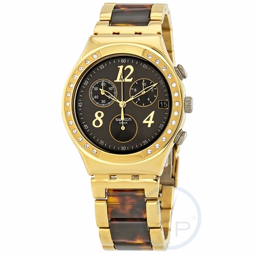 Swatch YCG405GC Dreamnight 14 Rose Ladies Chronograph Quartz Watch