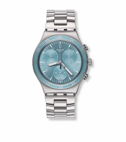 Swatch YCS589G Clear Water Unisex Chronograph Quartz Watch