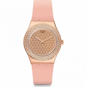 Swatch YLG140 Pink Confusion Ladies Quartz Watch