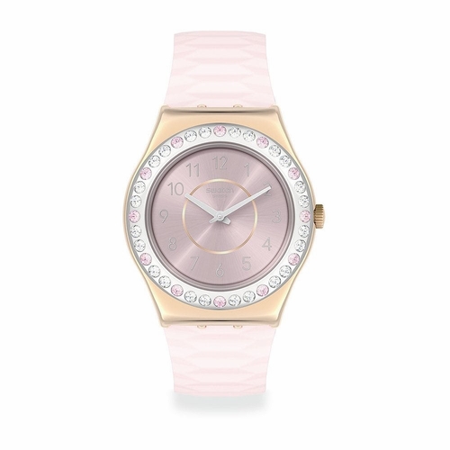 Swatch YLG147 Monthly Drops Golden Rosaline Ladies Quartz Watch