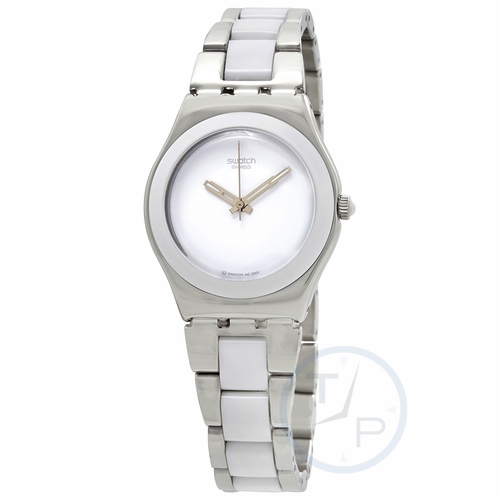Swatch YLS141GC Tresor Blanc Ladies Quartz Watch
