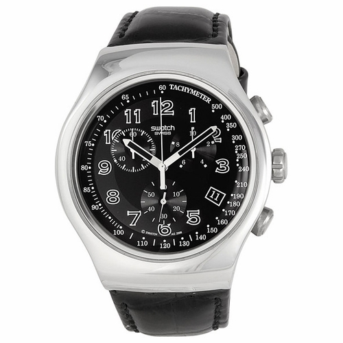 Swatch YOS440 Your Turn Black Mens Chronograph Quartz Watch